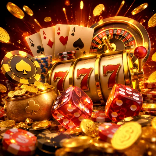 Parede de slots com temas coloridos em telas de cassino online
